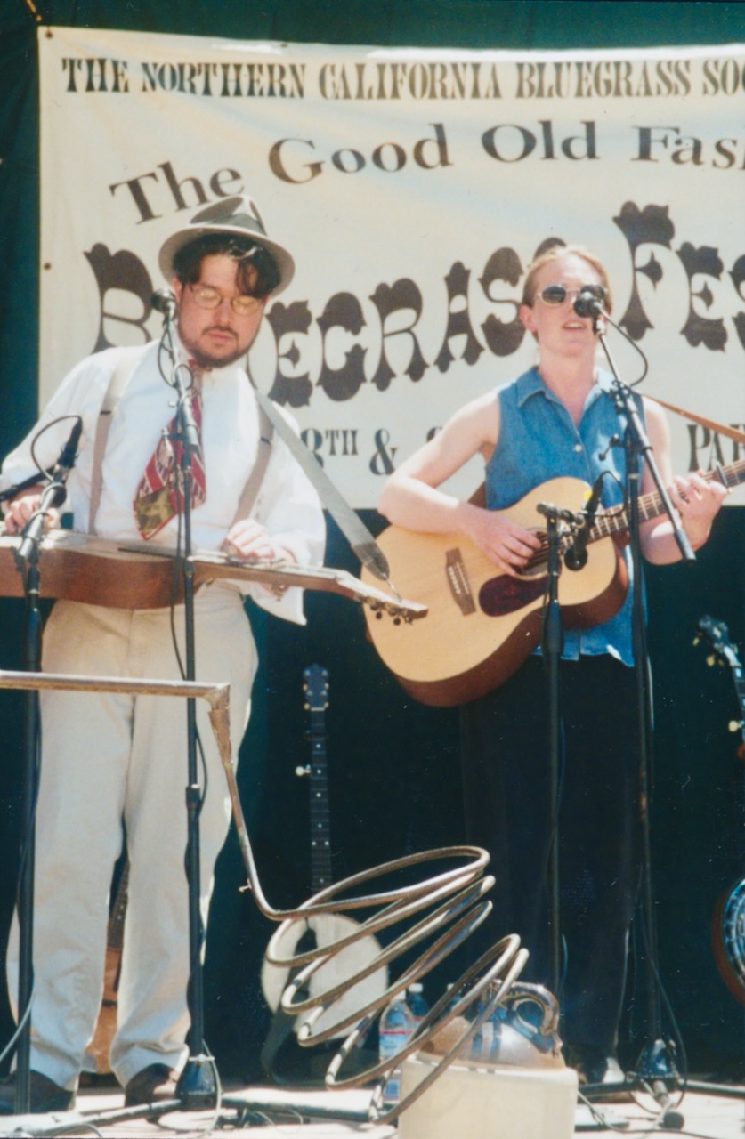 All Wrecked Up performs at the Good Old Fashioed Bluegrass Festival 2000
