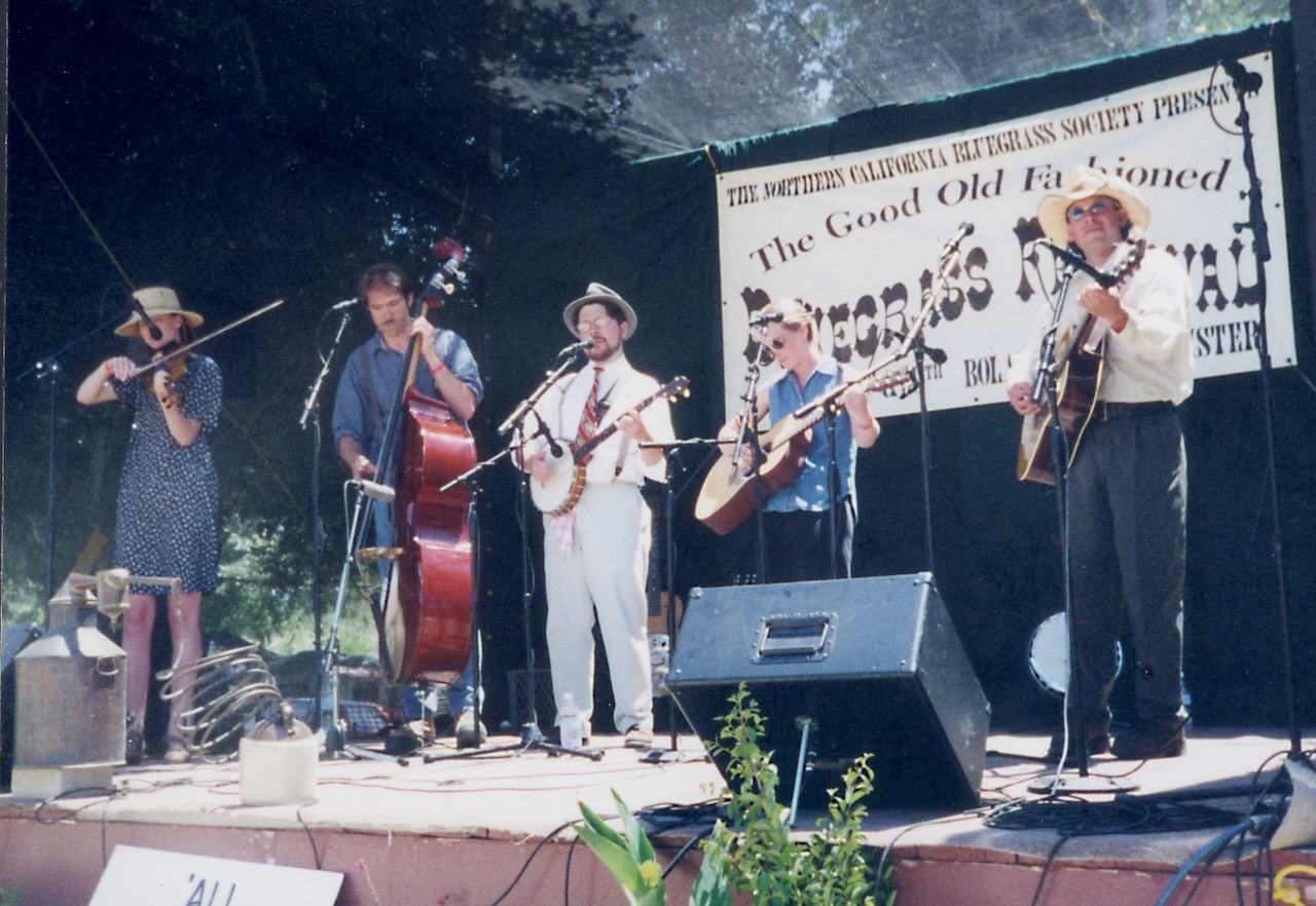 All Wrecked Up performs at the Good Old Fashioed Bluegrass Festival 2000