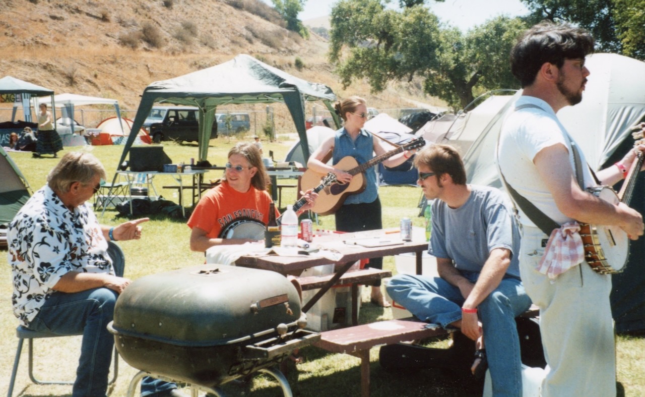 All Wrecked Up performs at the Good Old Fashioed Bluegrass Festival 2000