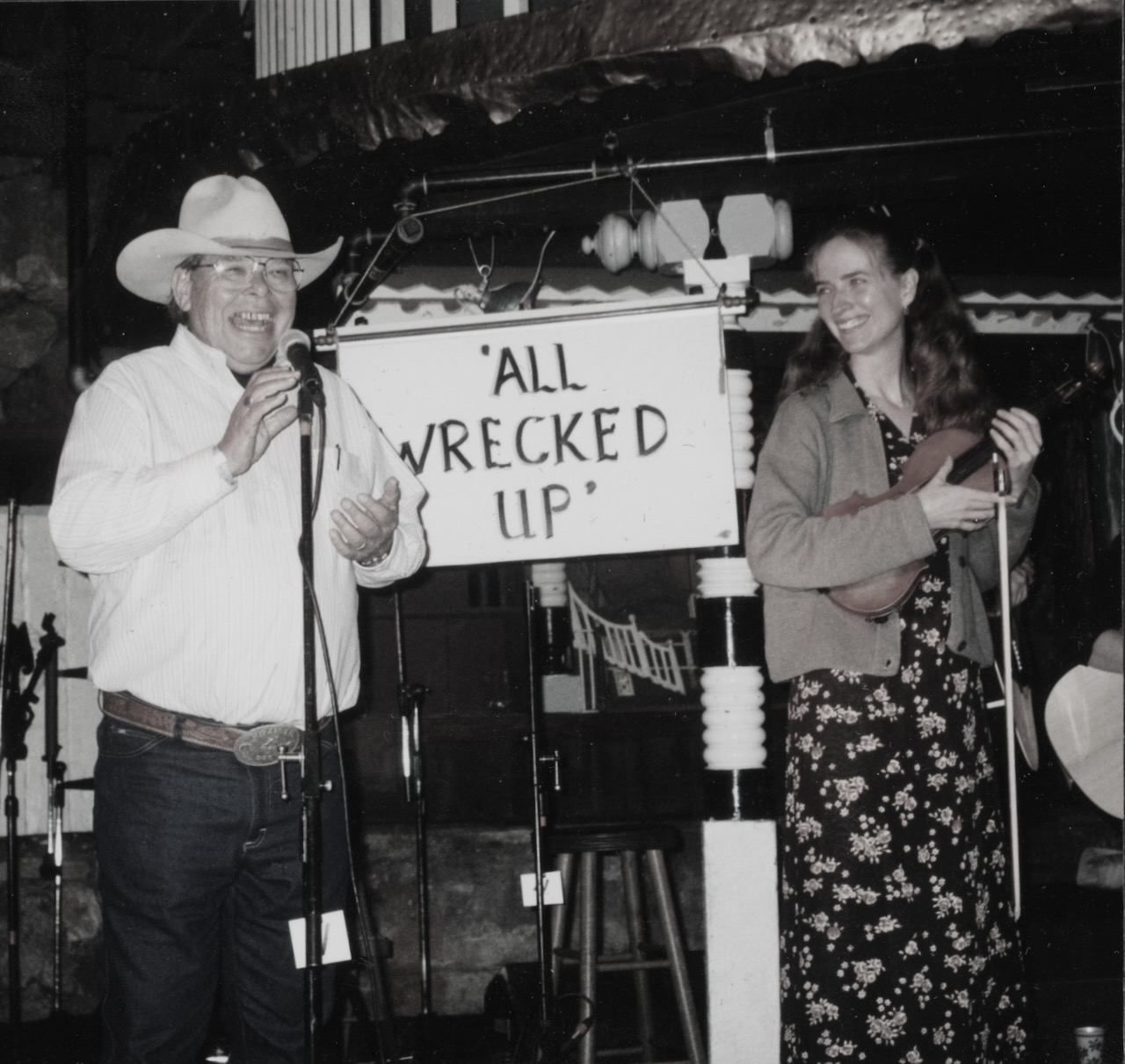 Cuzin Al introduces All Wrecked Up at the 2000 Brookdale Bluegrass Festival