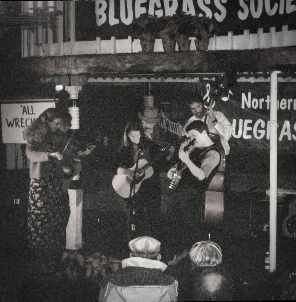 All Wrecked Up performs at the 2000 Brookdale Bluegrass Festival