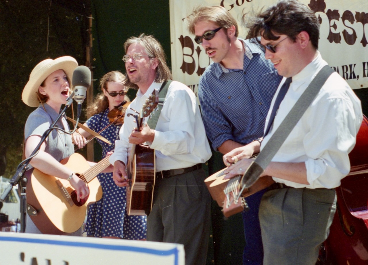 All Wrecked Up performs at the Good Old Fashioed Bluegrass Festival 2001